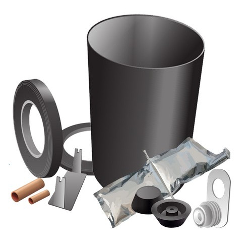 Комплект изоляции стыков в полиэтиленовой оболочке КЗС(т) 114х200х500 мм ГОСТ 30732-2020