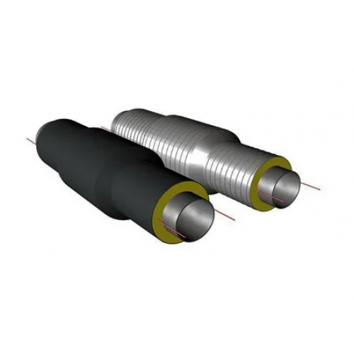 Сильфонный компенсатор односекционный ППУ ПЭ тип 1 2,5 МПа Ст10 AISI 321 108х4х50 мм ГОСТ 10705-80