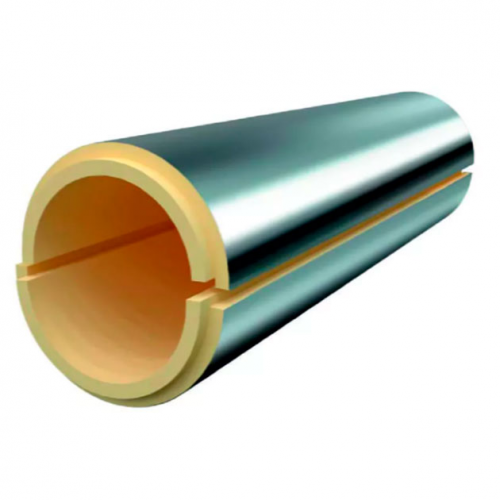 Скорлупа ППУ фольгированная для прямых участков 32х30 мм в Волгограде
